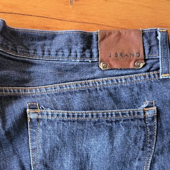 J Brand Men’s Jeans Tyler Perfect Slim Button Fly Raw Selvedge Red Line 40x35 - Picture 5 of 7